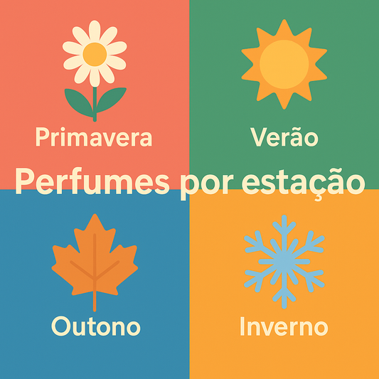 Perfumes por estação – primavera, verão, outono, inverno