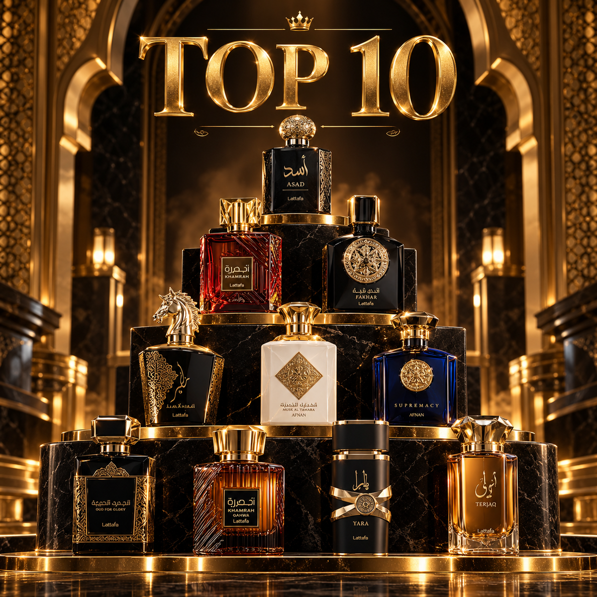 Top 10 perfumes árabes
