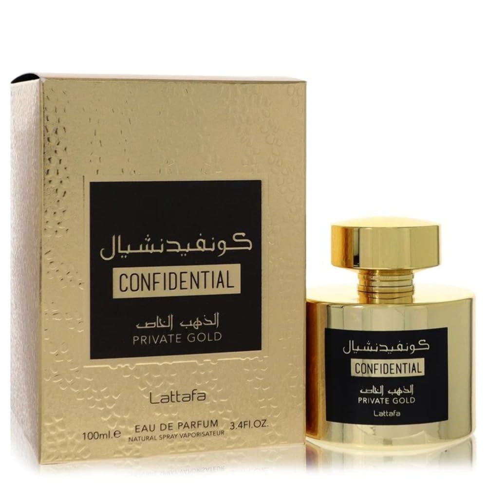 Confidential Private Gold 100ml - Lattafa – imagem 1