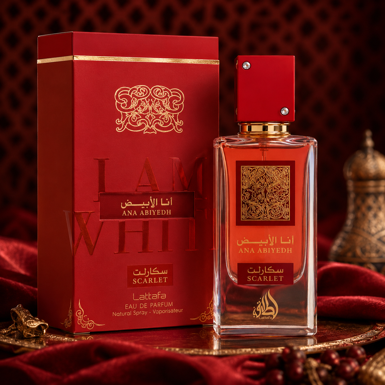 Ana Abiyedh Scarlet | 60 ml – Lattafa