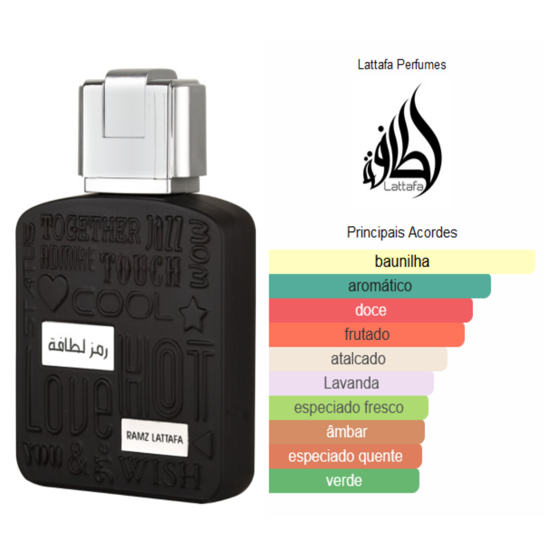 Ramz Lattafa Silver 100ml - Lattafa – imagem 2