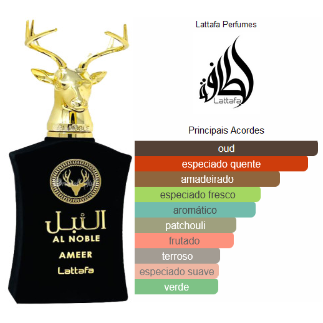 Al Noble Ameer 100ml - Lattafa – imagem 2