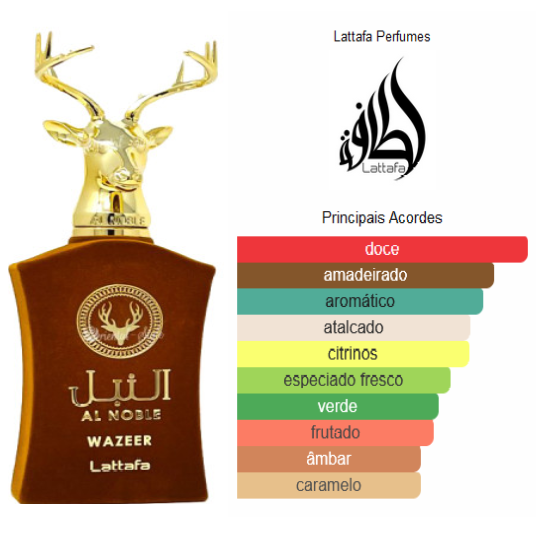Al Noble Wazeer 100ml - Lattafa – imagem 2