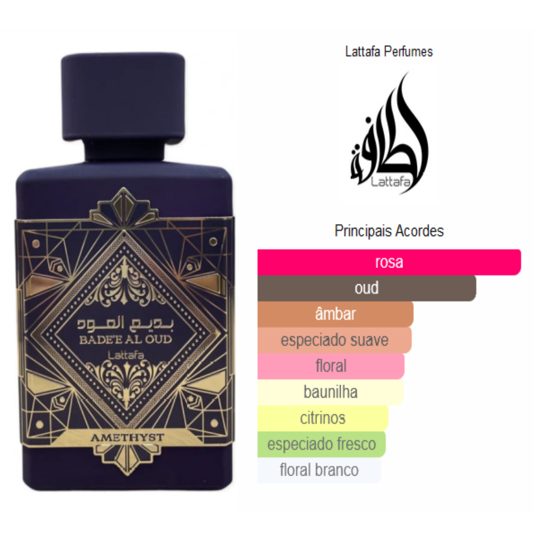 Bade'e Al Oud Amethyst 100ml - Lattafa – imagem 2