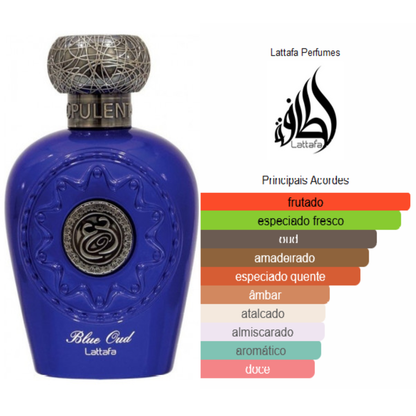 Oud azul opulento | 100ml - Latafa 