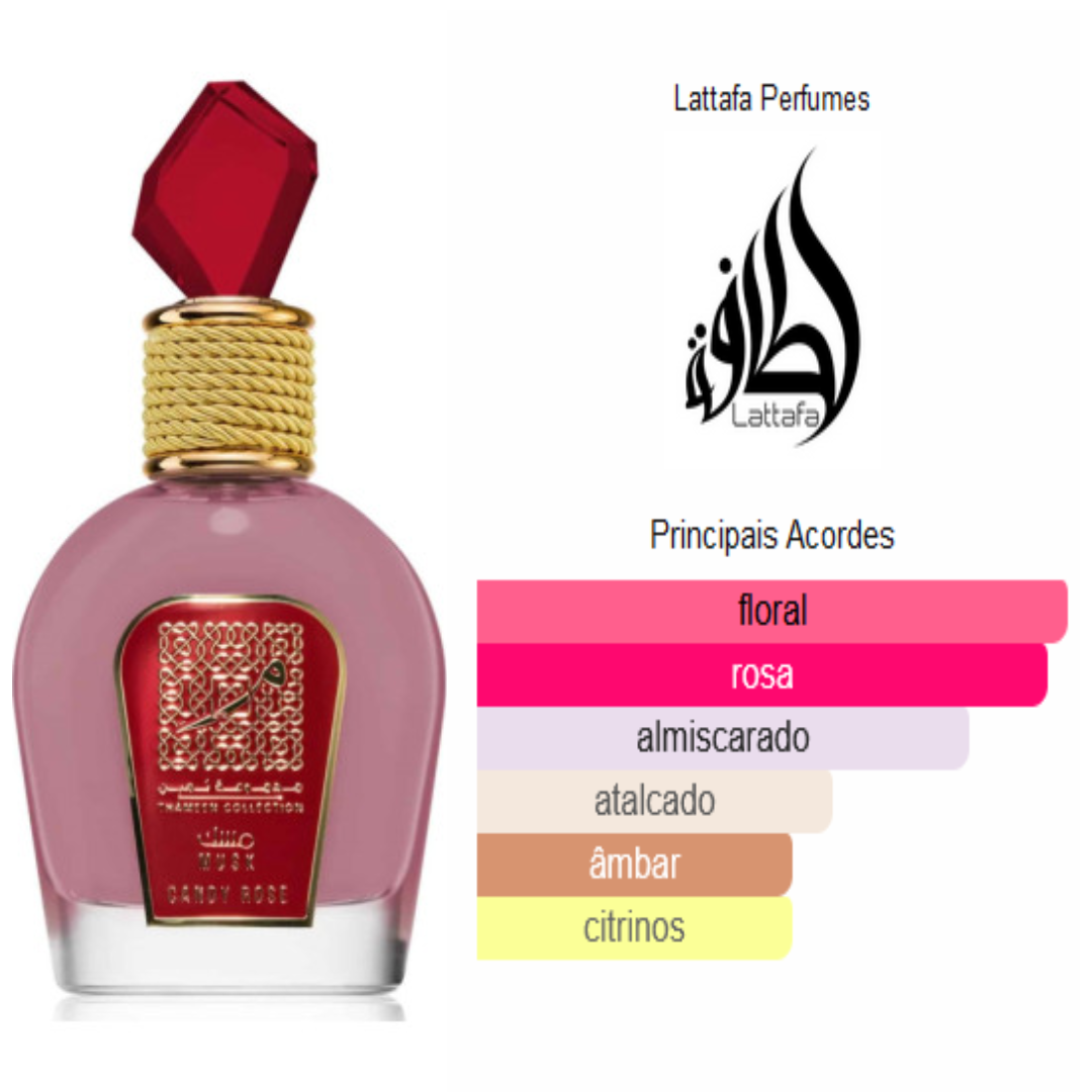 Musk Candy Rose 100ml - Lattafa – imagem 2