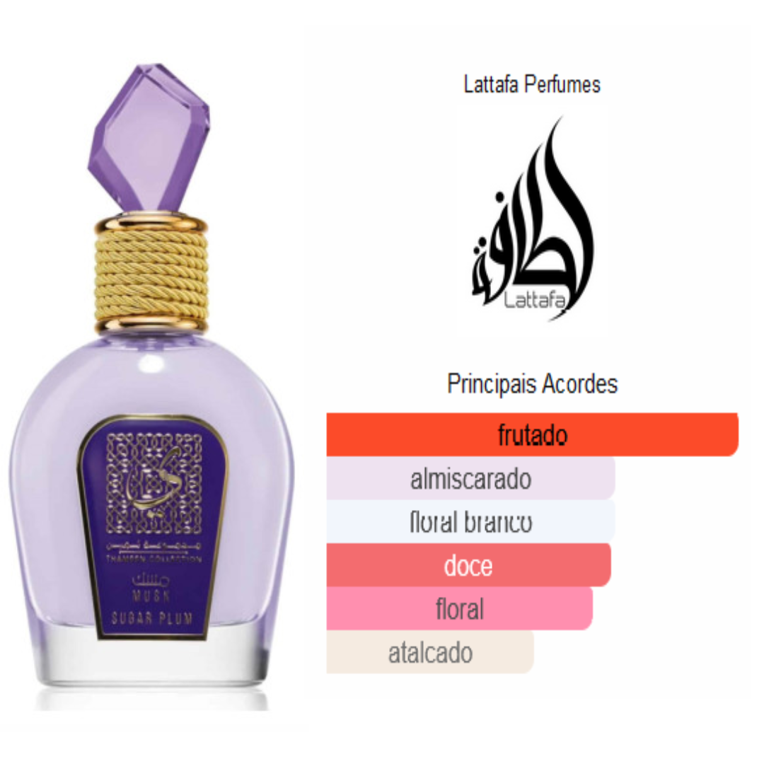 Musk Sugar Plum 100ml - Lattafa – imagem 2