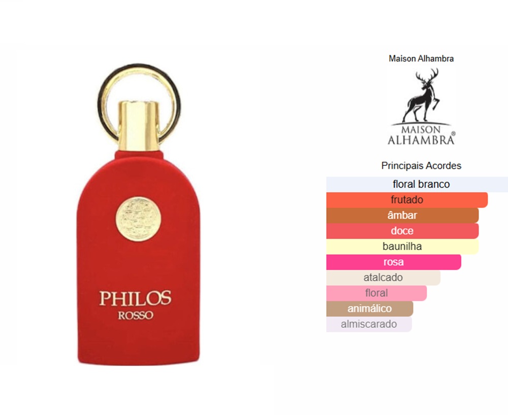 Philos Rosso | 100ml - Maison Alhambra 