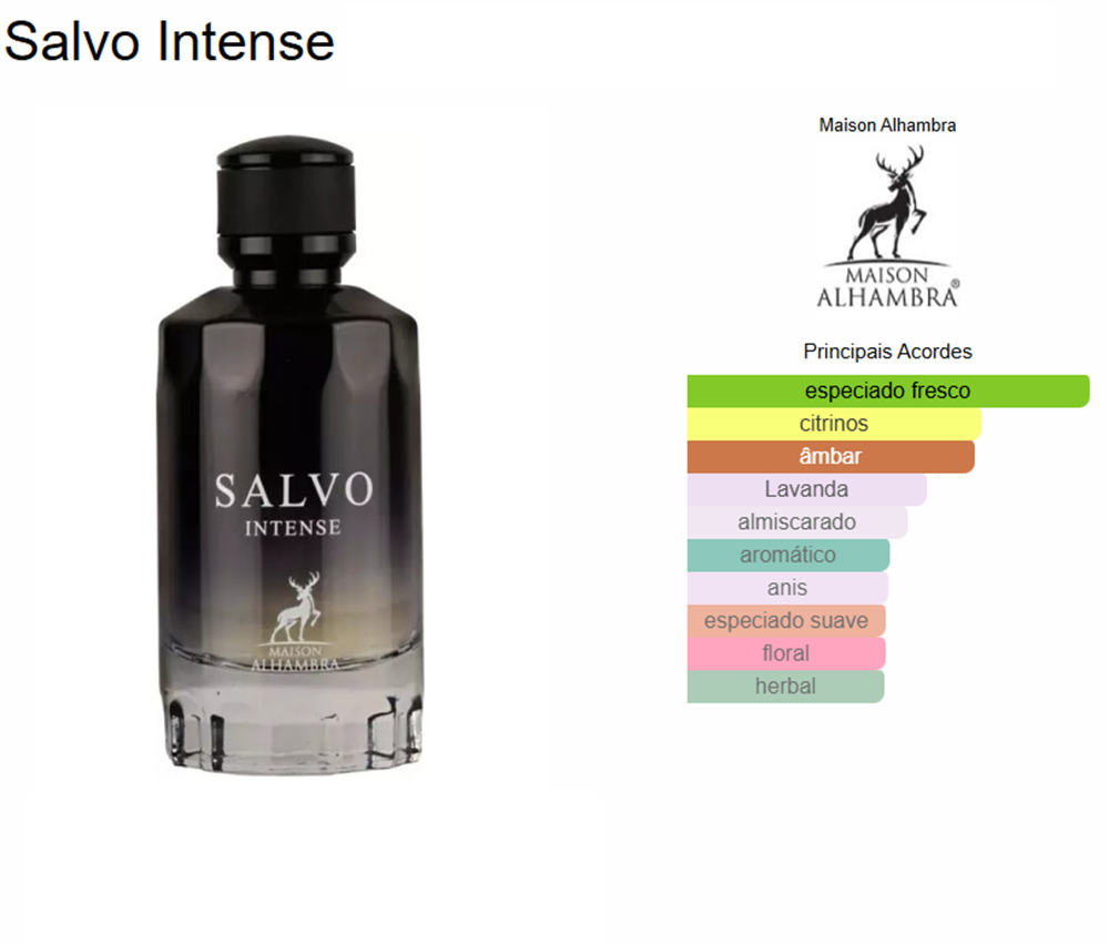 Salvo Intenso | 100 ml - Casa Alhambra 