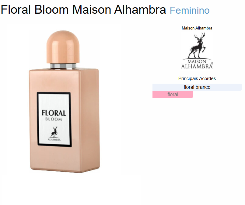 Floral Bloom 100ml - Maison Alhambra – imagem 2