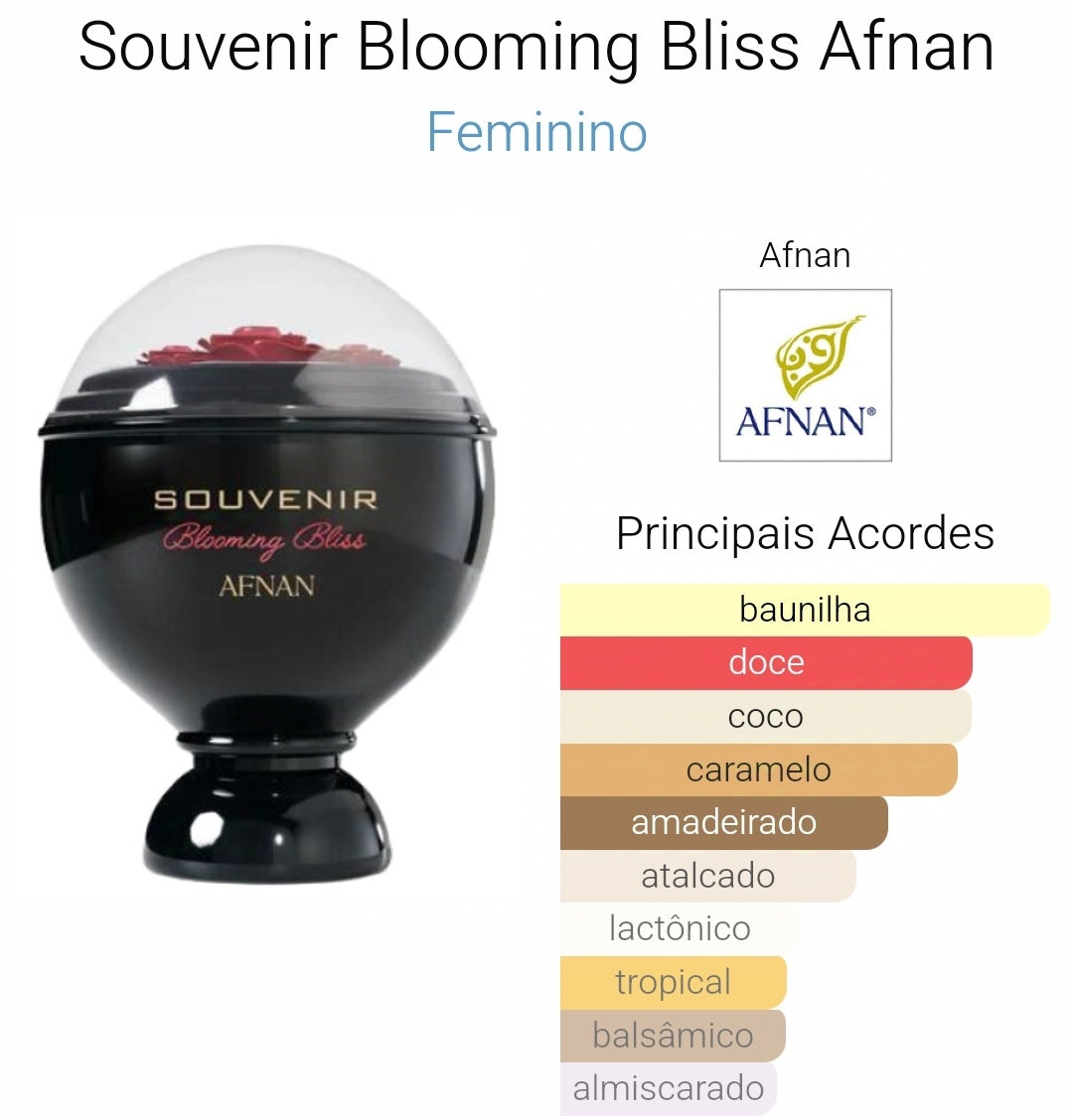 Souvenir Blooming Bliss 100ml - Afnan – imagem 2