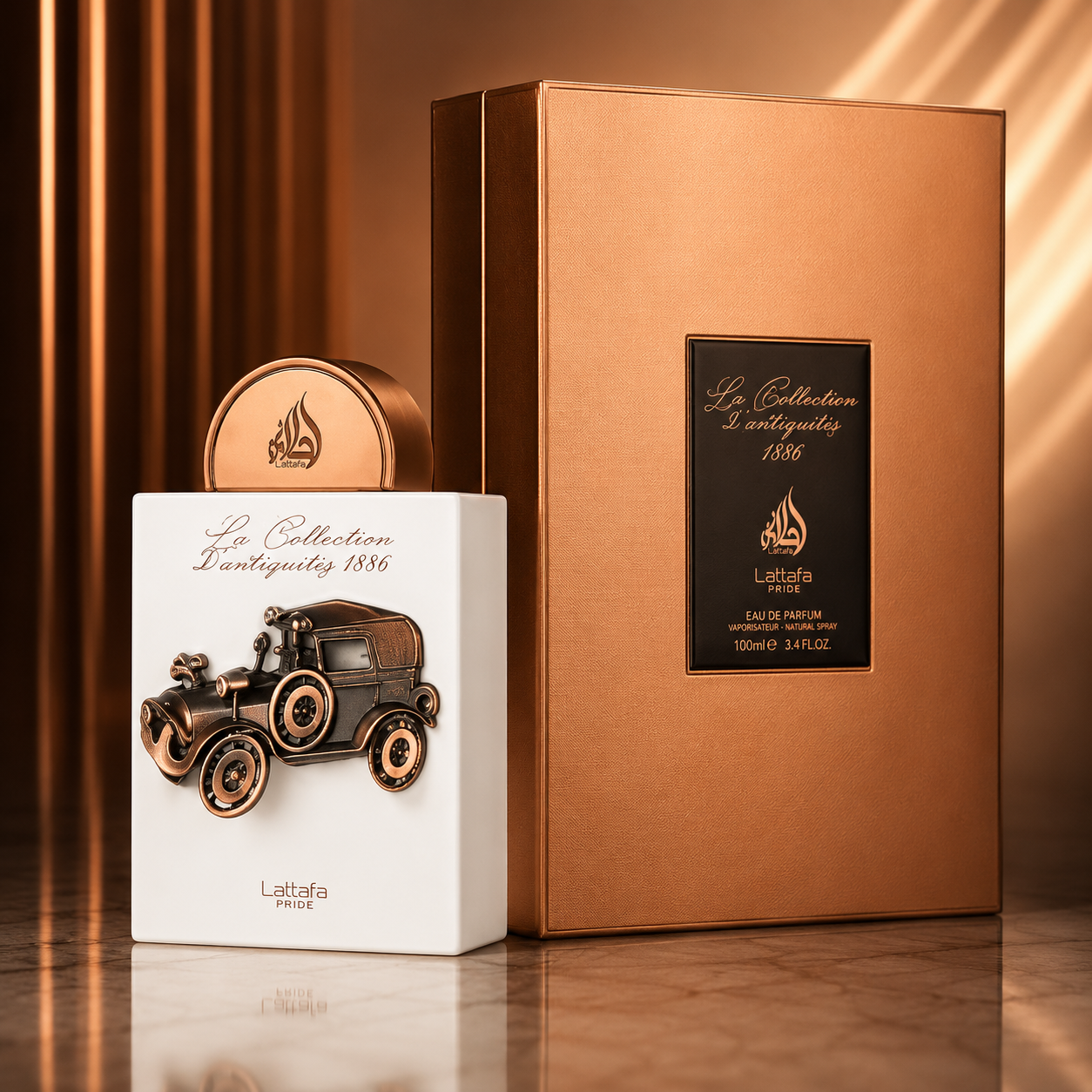 La Collection D'Antiquités 1886 Car | 100ml – Lattafa Pride