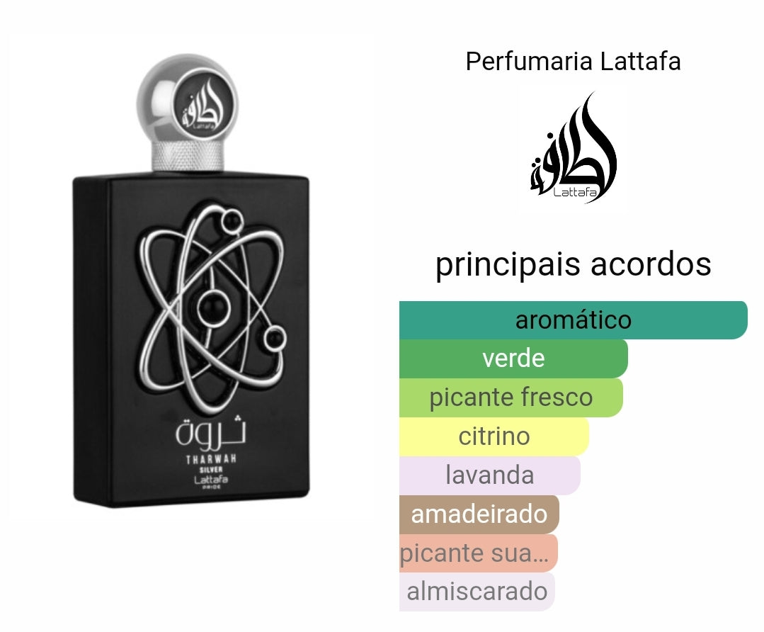 Tharwah Silver 100ml - Lattafa – imagem 2