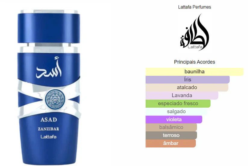 Asad Zanzibar 100ml - Lattafa – imagem 2
